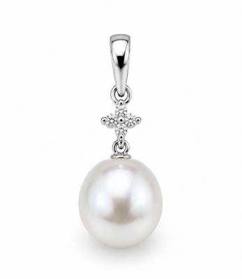 Picture of 8mm FW DRP, CZ FLOWER. WHT