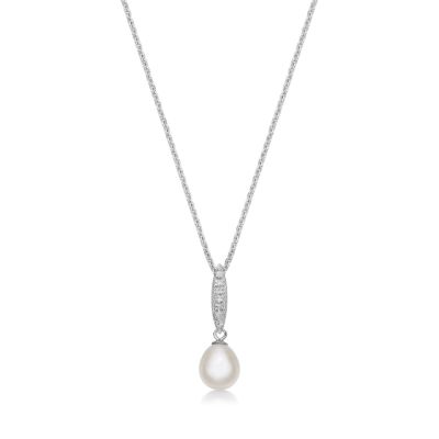 Picture of DANGLE,FW.8mm 6x 1mm. WHT with CHAIN