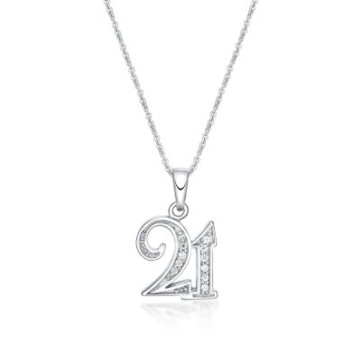 Picture of CZ SET 21 BAIL with CHAIN