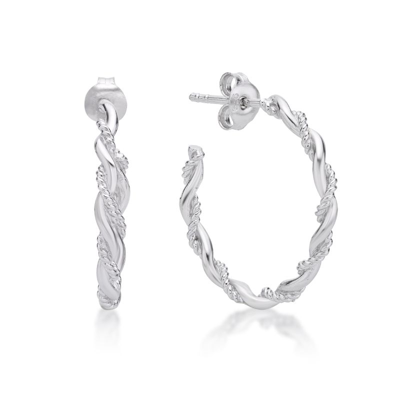 Picture of TWISTED 20mm HOOP, EARPIN & BUTTERFLY