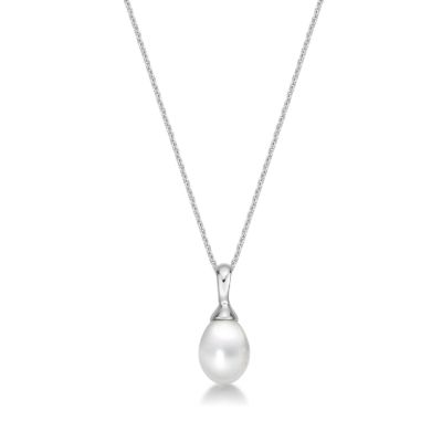 Picture of 7-8mm FW DROP, SILVER BAIL with CHAIN
