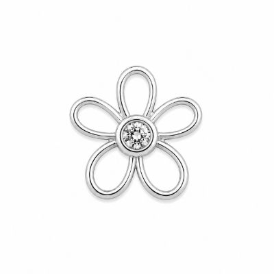 Picture of  LGD,PETAL + STONE, PENDANT 12mm