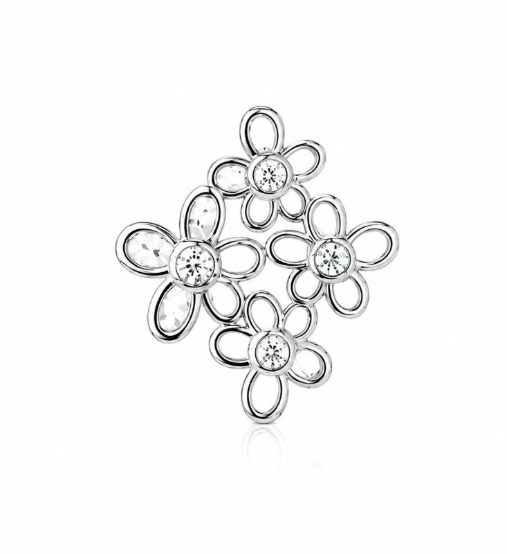 Picture of 0.14ct LGD,4x PETAL + STONES, PENDANT 19mm