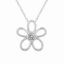 Picture of 0.06ct LGD,PETAL + STONE, PENDANT 12mm, with chain