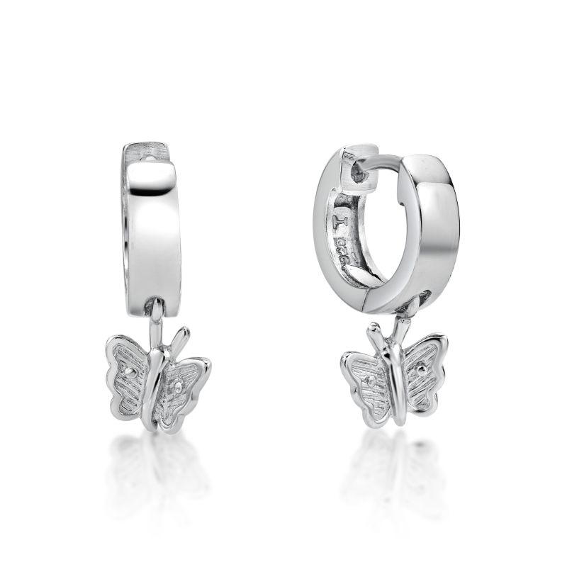 Picture of HUGGIE, BUTTERFLY DANGLE 3.2 x 9.6 mm