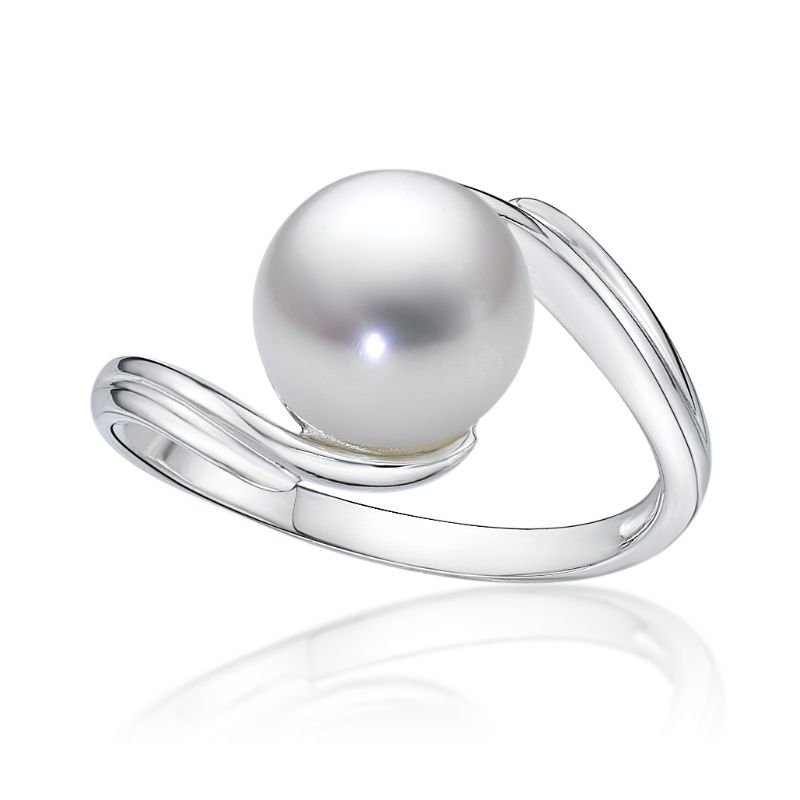 Picture of 8mm BUTTON PEARL RING