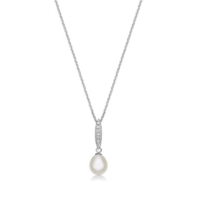 Picture of DANGLE,FW.8mm 6x 1mm. WHT with CHAIN