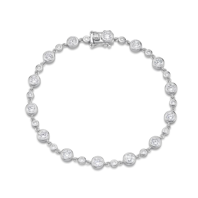 Picture of BIGGY SMALL, CZ, BEZEL, 18cm TENNIS B'L