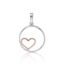 Picture of RGP HEART IN CIRCLE PENDANT