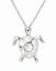 Picture of TURTLE PENDANT, MOP INLAY, 20mm LONG with chain