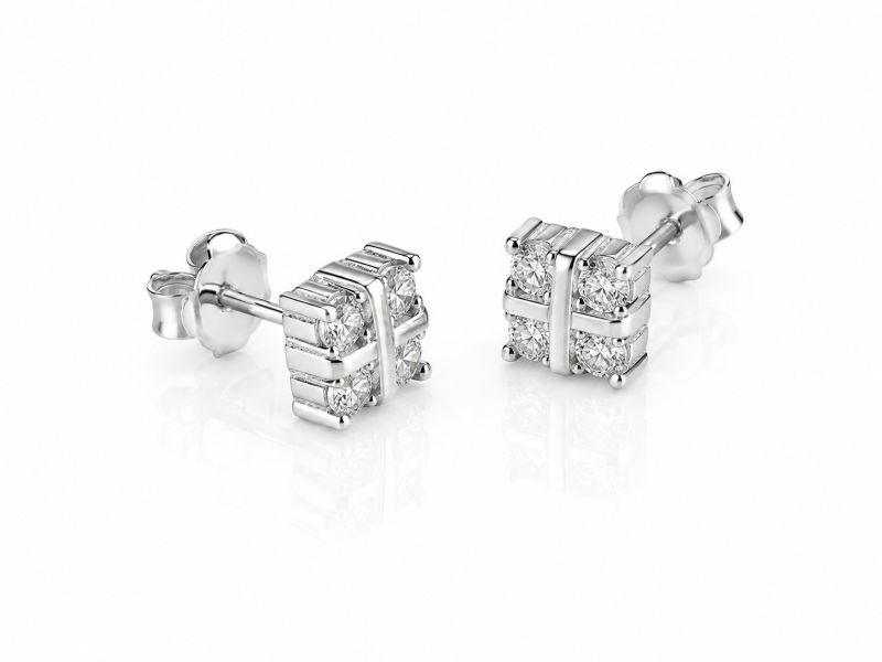 Picture of 0.48ct LGD,4 x 2.5mm SQUARE, STUDS