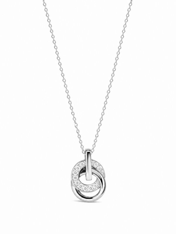 Picture of INTERLOCKING CIRCLES, PENDANT, with chain